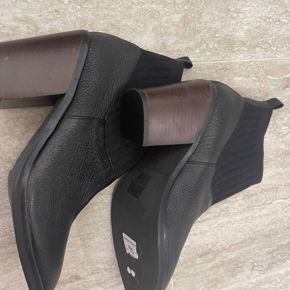 New! Kelsi Dagger sock black leather Booties sz 8 NWT - Picture 10 of 13